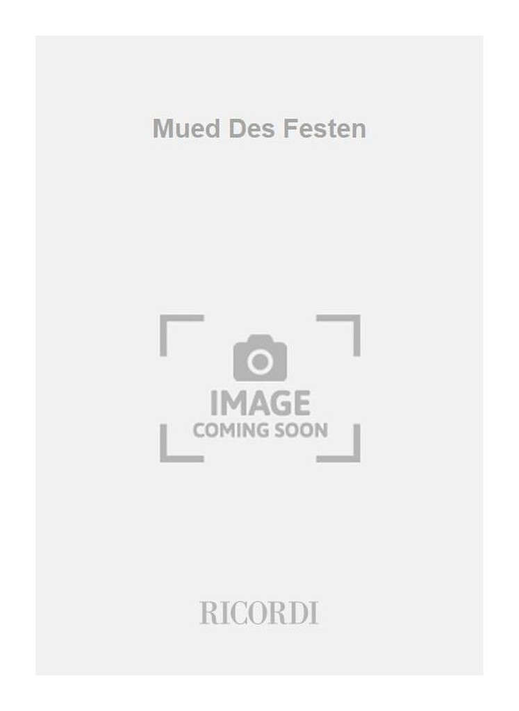 Mued Des Festen